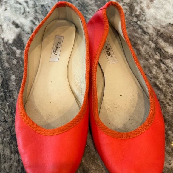 bagllerina Shoes - Bagllerina Orange ballet Flats, size 38. French brand. Have wear but GUC